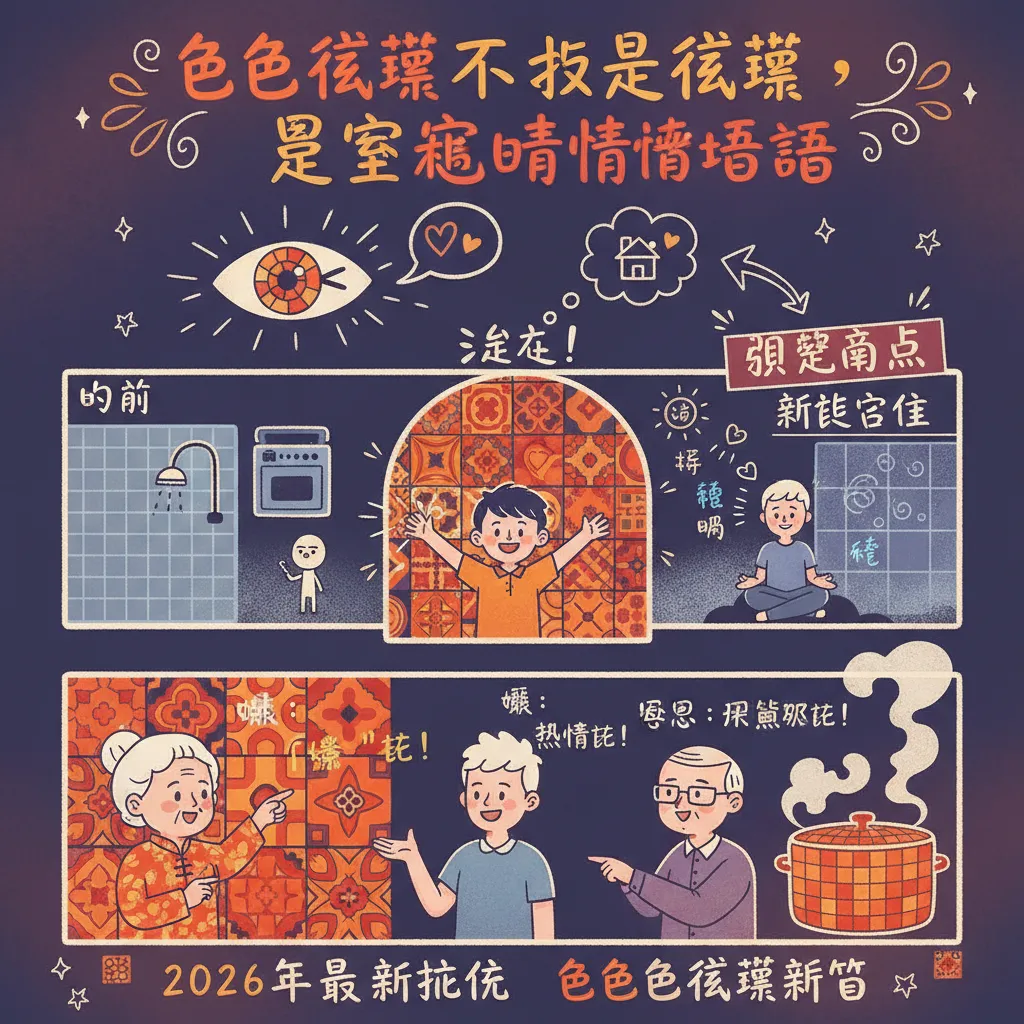 彩色磁磚不只是磁磚，更是空間的情緒語言