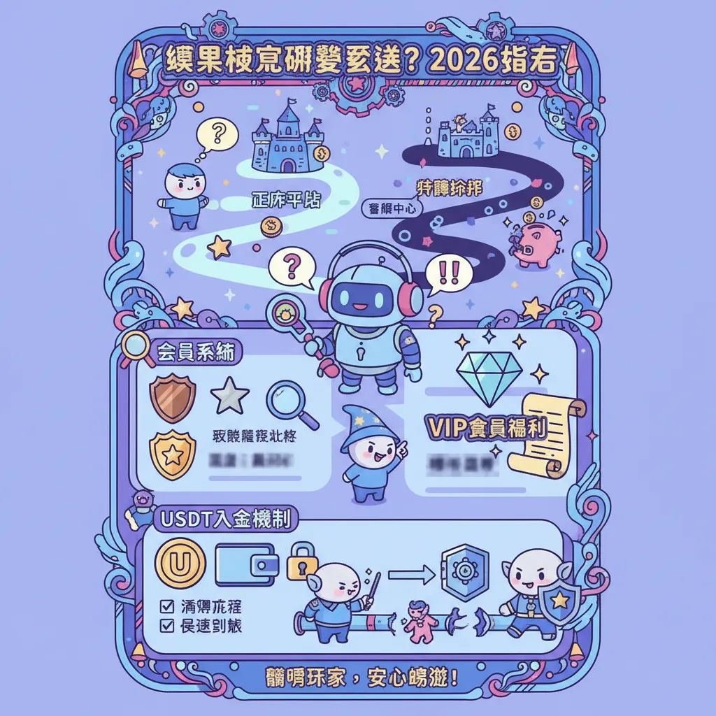 娛樂城官網怎麼選？看懂會員系統與USDT入金機制