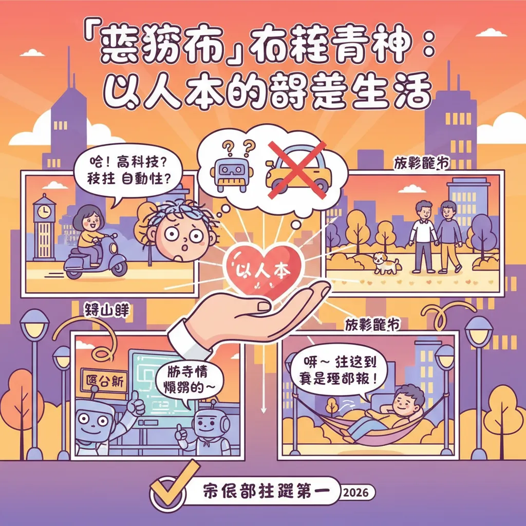 「悠遊市」的核心精神：以人為本的智慧生活