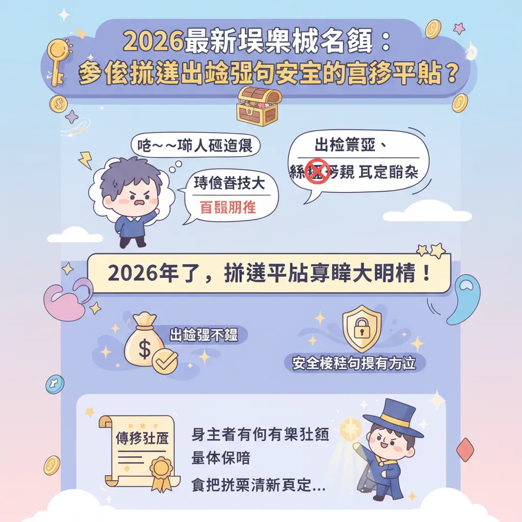 2026最新娛樂城名單：怎麼挑選出金穩又安全的博弈平臺？