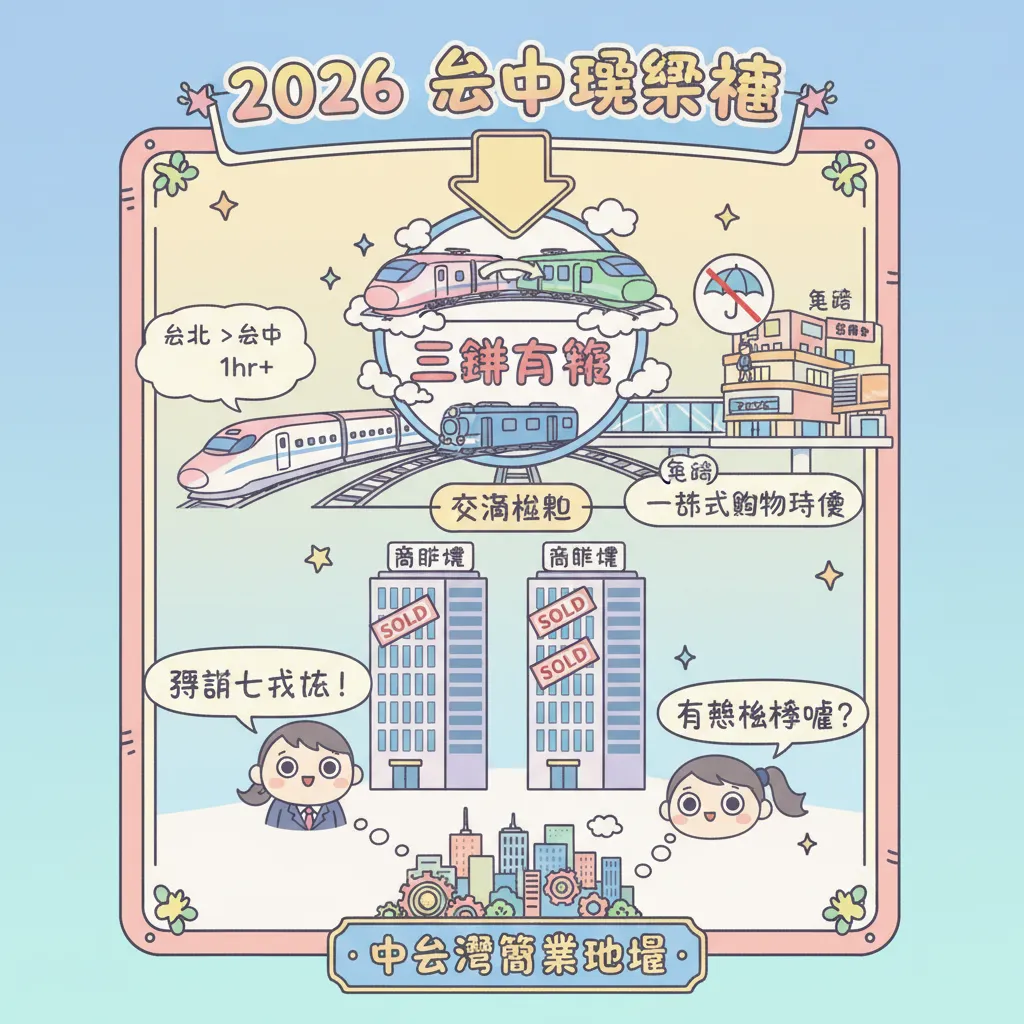 臺中娛樂城結合三鐵共構，打造全新一站式購物地標