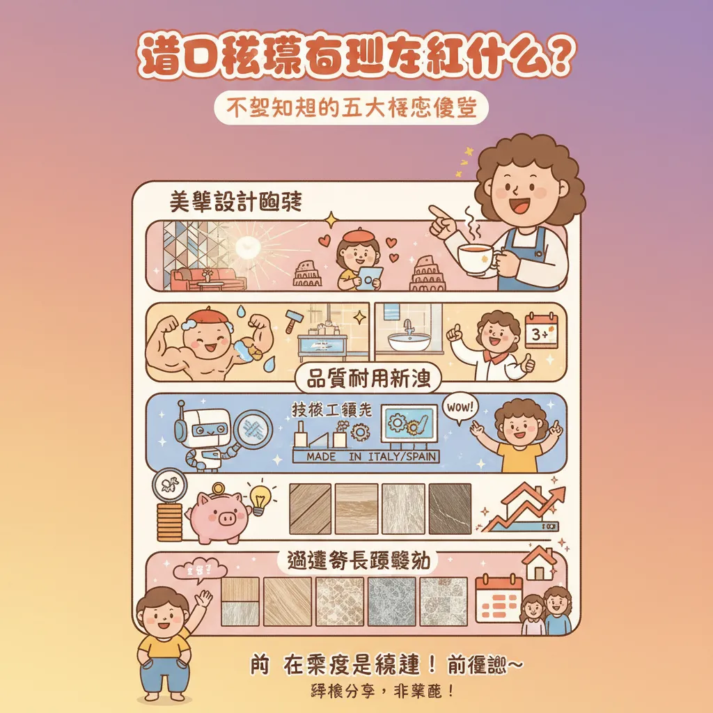 進口磁磚到底在紅什麼？不可不知的五大核心優勢