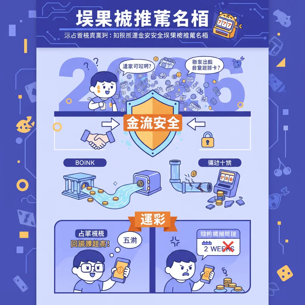 玩老虎機看這裡：如何挑選金流安全的娛樂城推薦名單